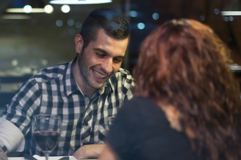 Happy Speed Dating Couple Meeting In San Antonio